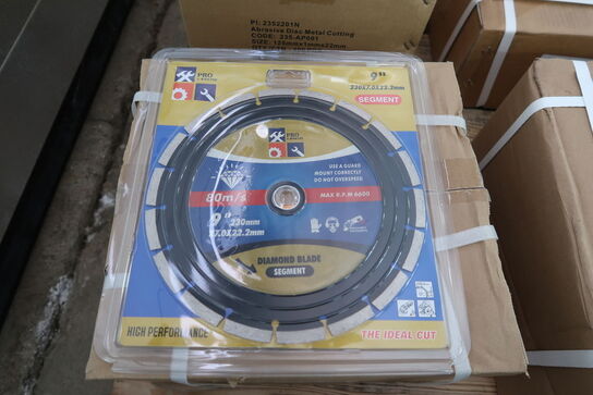 30 pcs. Diamond cutting discs 230mm