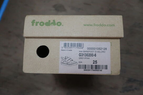 Sko FRODDO Barefoot D-Velcro Str: 25