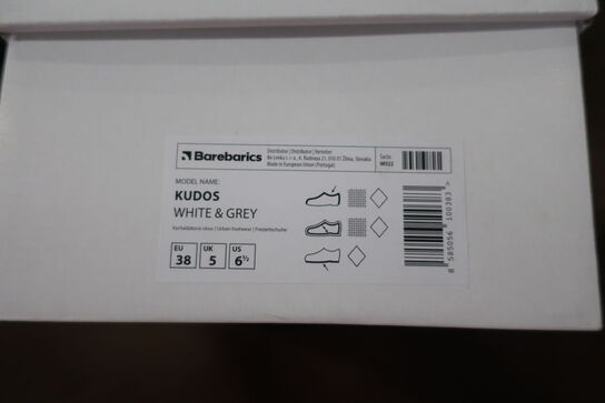 Sko BAREBARICS Kudos White & Grey Str: 38