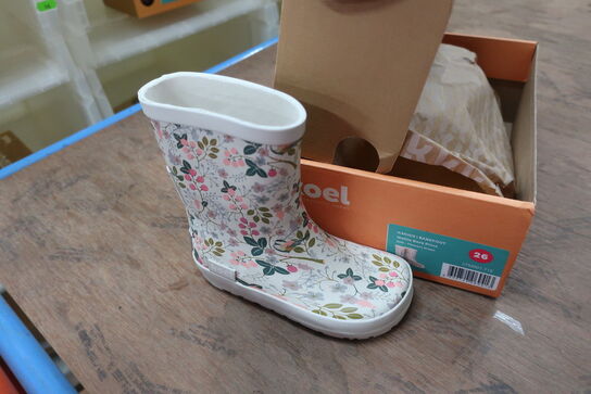 Gummistøvler KOEL K4KIDS Barefoot Wellie Bare Print Str: 26