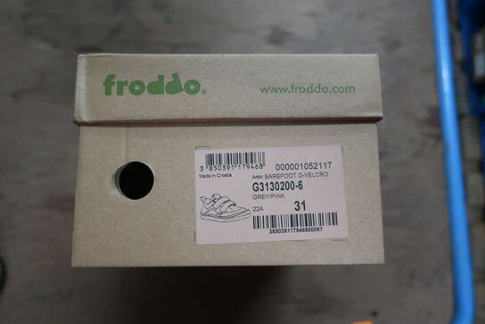 Sko FRODDO Barefoot D-Velcro Str: 31