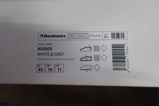 Sko BAREBARICS Kudos White & Grey Str: 45