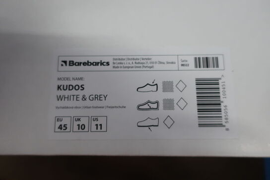 Sko BAREBARICS Kudos White & Grey Str: 45