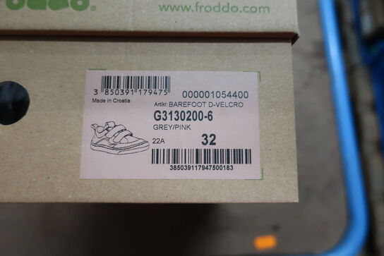 Sko FRODDO Barefoot D-Velcro Str: 32