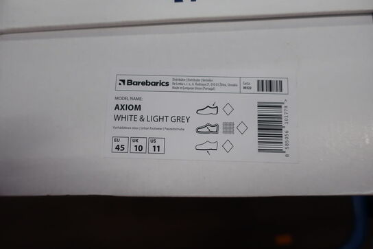 Sko BAREBARICS Axiom White & Light Grey Str: 45