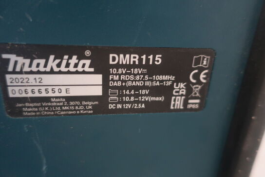 Akku. Arbejdsradio MAKITA 