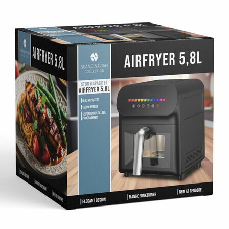 Airfryer 5,8liter(ubrugt)