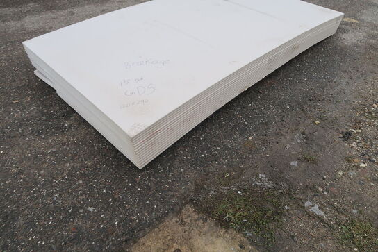 15 plader gips 13 mm