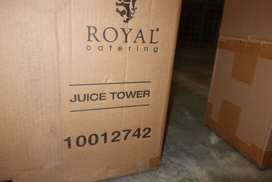 2 stk. juicedispenser ROYAL CATERING Juice Tower (ubrugt)