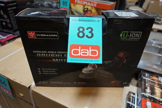 Widmann Vinkelsliber med 2x24V batterier 3.0Ah 