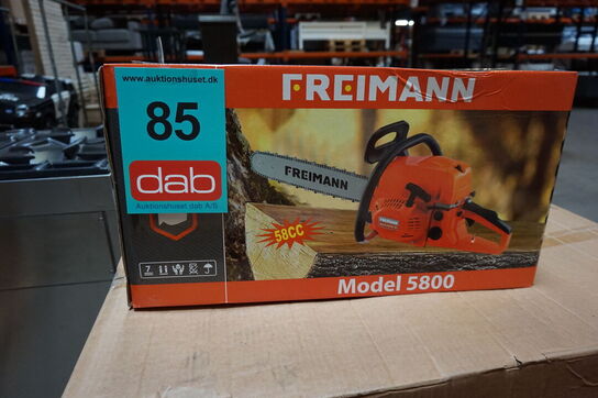 Freimann benzin kædesav 5800 58cc 20" sværd