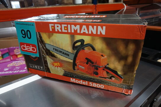 Freimann benzin kædesav 5800 58cc 20" sværd