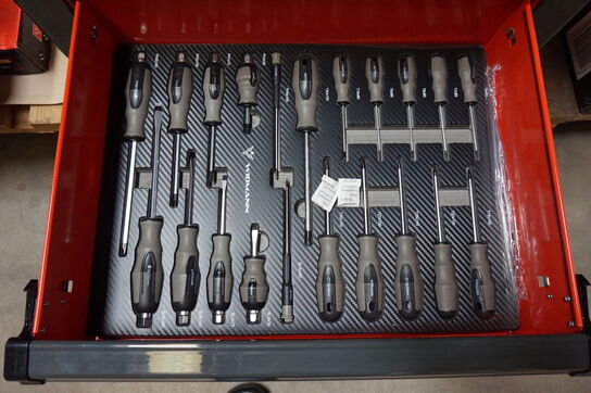 Widmann XL-Steel top Værkstedsvogn 272 Dele 