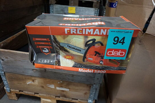 Freimann benzin kædesav 5800 58cc 20" sværd