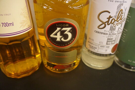 6 flasker spiritus