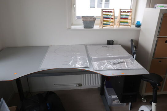 El-hæve/sænkebord 200 x 100 cm