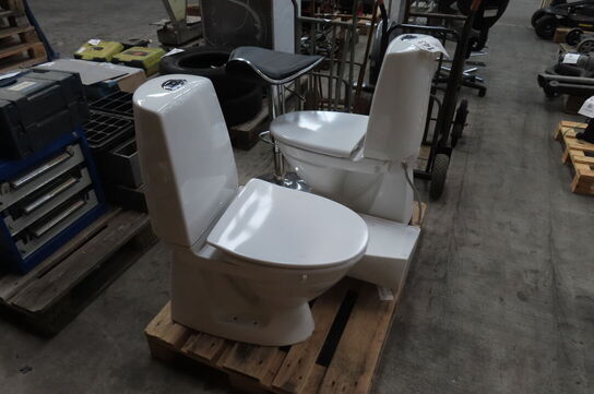 2 stk. Toilet + stol 