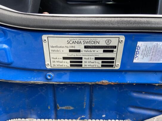 Scania R 480 LA6x2MNA tidligere reg nr: CH14584