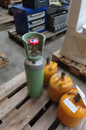 3 stk. gasflasker 