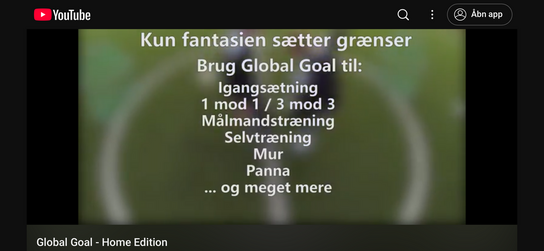 8 stk GLOBAL GOAL HOME