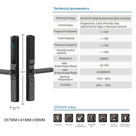 2 stk. Smart Lock Titan Premium ZC10