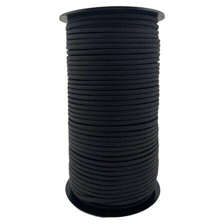 2 stk. Faldskærmsline Paracord 550 100M Sort