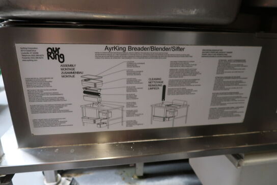 Paneringsstation AYRKING Breader/Blender/Sifter