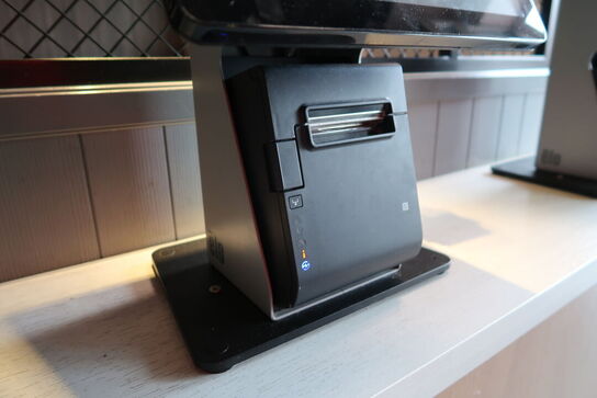 All-in-one touch computer ELO ESY22i5 med bonprinter samt dankortterminal