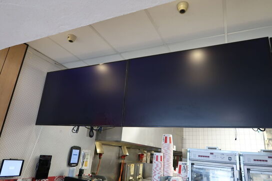 4 stk. fladskærme SAMSUNG, BENQ