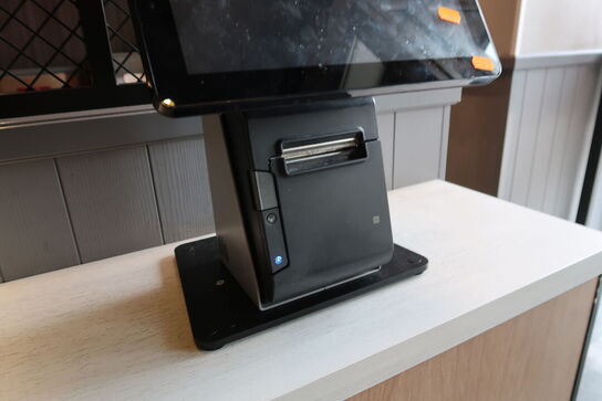 All-in-one touch computer ELO ESY22i5 med bonprinter samt dankortterminal