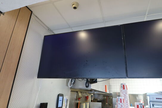 4 stk. fladskærme SAMSUNG, BENQ