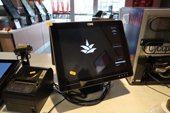 Kasseapparat CBE, dankortterminal