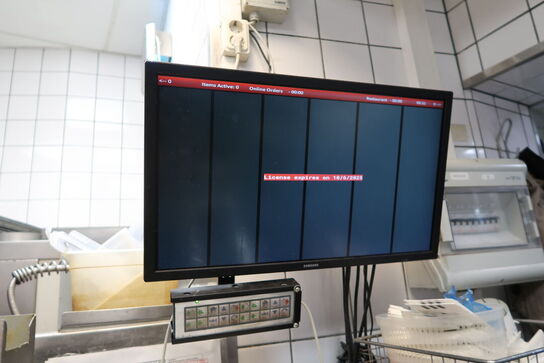 Computerskærm SAMSUNG med betjeningspanel