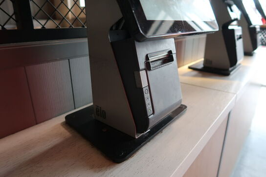 All-in-one touch computer ELO ESY22i5 med bonprinter samt dankortterminal