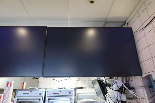 4 stk. fladskærme SAMSUNG, BENQ