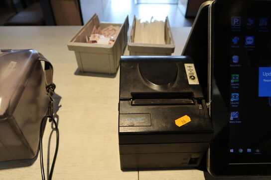 Kasseapparat CBE, bonprinter, pengeskuffe m.m.