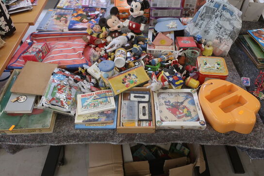 Mickey og walt disney ting m.m.