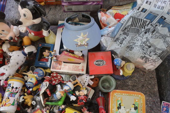 Mickey og walt disney ting m.m.