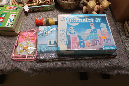legeting, bamser, julepynt m.m