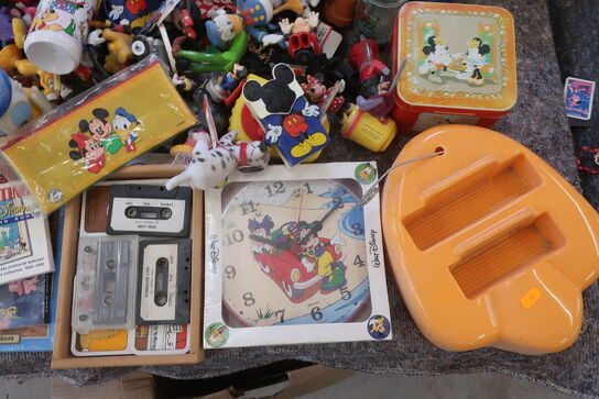 Mickey og walt disney ting m.m.