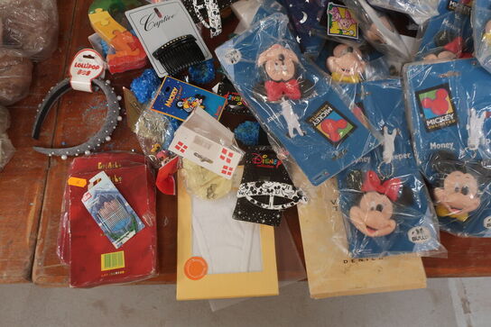 Mickey og walt disney ting m.m.