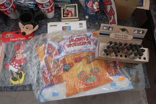 Mickey og walt disney ting m.m.