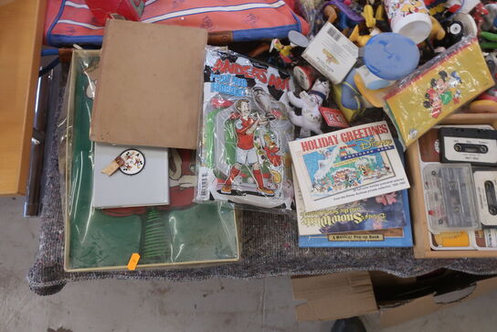 Mickey og walt disney ting m.m.