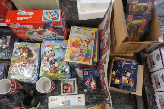 Mickey og walt disney ting m.m.