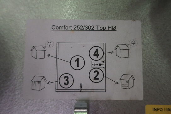 Ventilationsanlæg NILAN COMFORT 302 TOP CTS400 HØ LAB