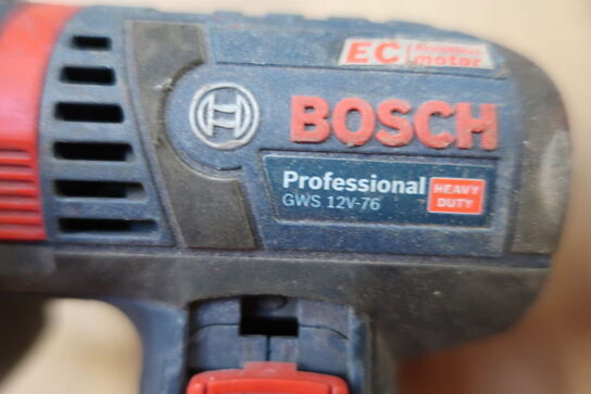 Vinkelsliber BOSCH GWS12V-76, Pladesaks BOSCH GSC 12V-13