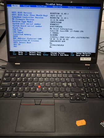 Bærbar PC LENOVO T570