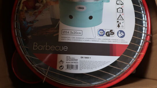 8 stk. grill BBQ Bardecue Ø34 cm.