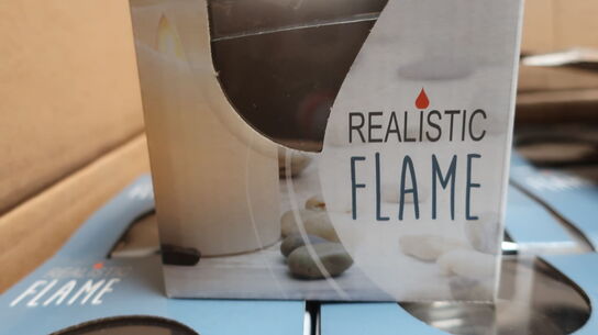 119 stk. LED fyrfadslys med flammeeffekt