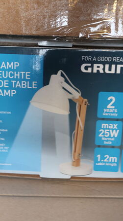 16 stk. bordlamper GRUNDIG